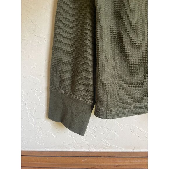 J. Crew Factory CD822 Dark Green Henley Long Sleeve Size XXL - Picture 4 of 7
